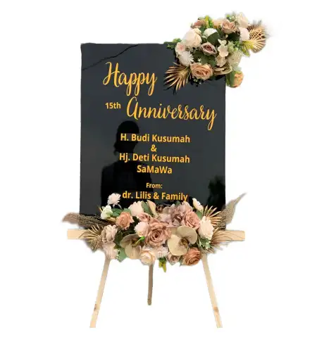 Papan Bunga Akrilik Pasar Pandan Air Mati