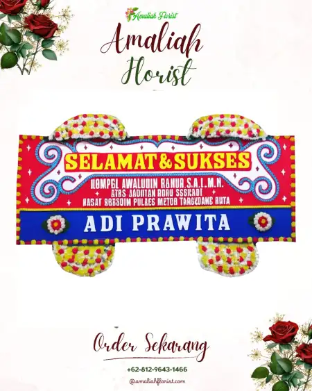 Papan Bunga Ucapan Selamat Pasar Pandan Air Mati